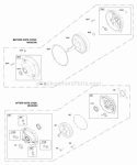 Gear Reduction Diagram and Parts List for 093412-0011-01  Briggs and Stratton Engine
